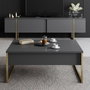 Hanah Home Luxe Set - Antracita, Dorado